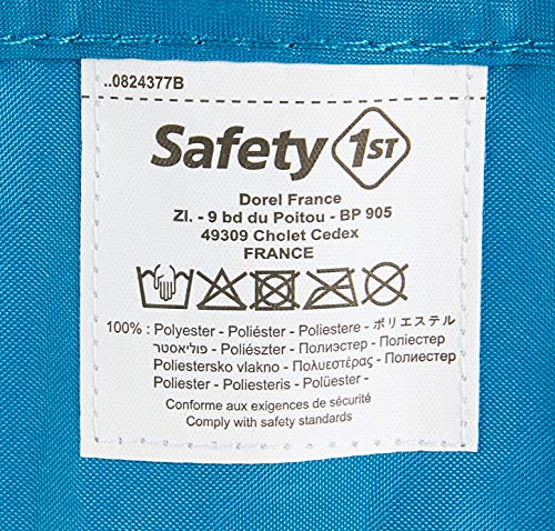 Safety 1st Barrera de cama portátil y extensible, Barandilla cama plegable de viaje, barrera de cama con protección anticaídas, color Azul