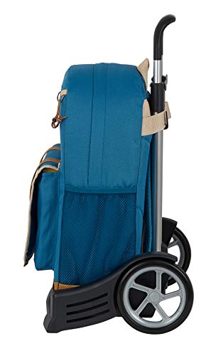 Safta Mochila 754 con Carro Evolution Reciclable National Geographic Explorer, 320x140x430mm