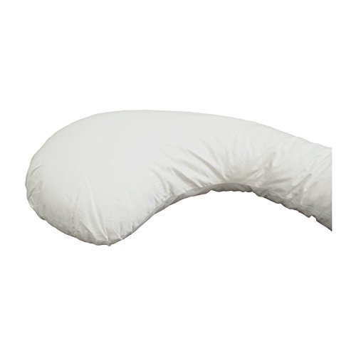 SAMAY Almohada de Maternidad para Embarazadas con Forma de U para Cuerpo Completo - U Pillow Blanco