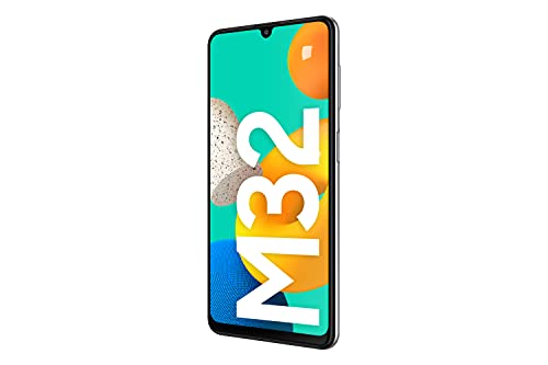 Samsung Galaxy M32, Smartphone Libre, Teléfono Móvil Android con Pantalla Infinity-U FHD sAMOLED de 6,4 Pulgadas, 6 GB de RAM y 128 GB de Memoria, Batería de 5000 mAh White (ES Versión)