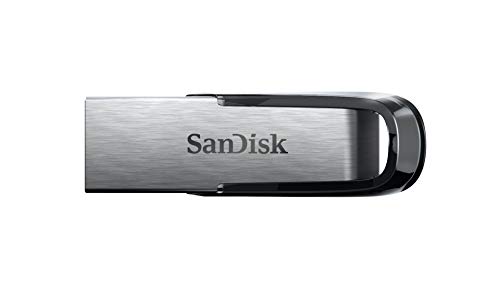 SanDisk Ultra Flair Memoria flash USB 3.0 de 128 GB, con carcasa de metal duradera y elegante y hasta 150 MB/s de velocidad de lectura, Negro