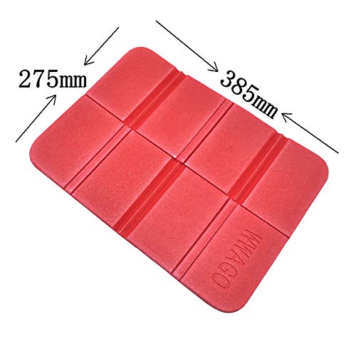 Schneespitze 4pcs Plegable Almohadilla Impermeable Almohadilla Plegable,Cojín Plegable para Deporte el Camping Almohadilla del Asiento A Prueba De Agua,Amortiguador Plegable Amortiguador Estera