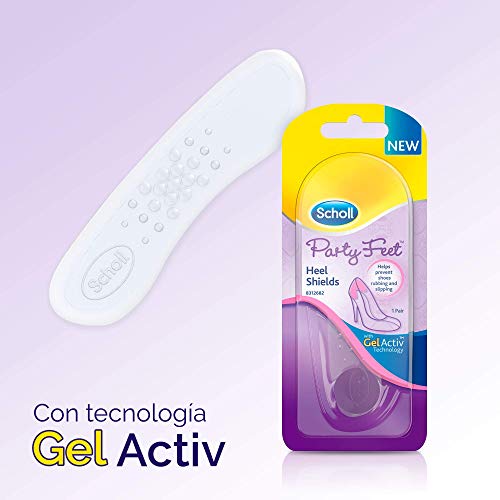 Scholl Gel Activ pack de 3 plantillas para tacones, total 1 par (2 Plantillas) tacones muy altos + 2 almohadillas protección talón + 6 almohadillas puntos sensibles y rozaduras