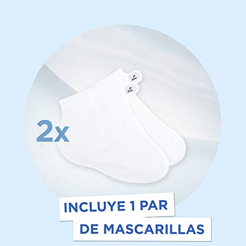 Scholl Mascarilla Nutritiva Para Pies, Hidratación Intensa en 20 Minutos – 1 Par (2 Mascarillas)