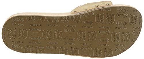 Scholl PESCURA Flat sand - Zuecos adultos unisex, Beige (sand), 41