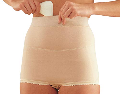 Scudotex 747 Faja de Contención Mujer para Hernias con Pelotte, Beige, Talla 3