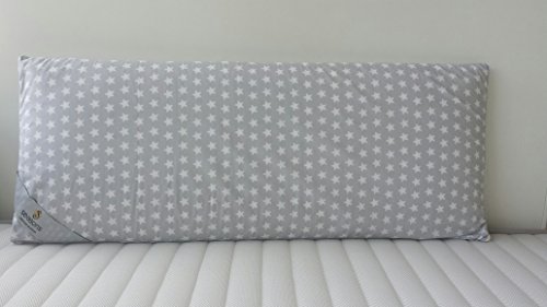 Seasons- Almohada viscoelastica para niños, 90 cms, transpirable, Doble funda