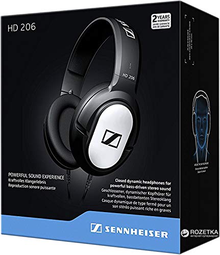 Sennheiser HD 206 Auriculares Negro HD 206