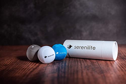 Serenilite - 3x pelotas de ejercicio para terapia de mano - estrés de triple densidad y fortalecimiento del agarre - restauración de manos - Suave, mediana, dura