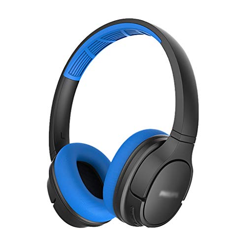 SFF Auriculares Gamer Auriculares A Prueba de Agua Auriculares Bluetooth Deportes Auriculares Pasivo Cancelación Auriculares para el Gimnasio Funcionando Entrenamiento Headphones (Color : Blue)