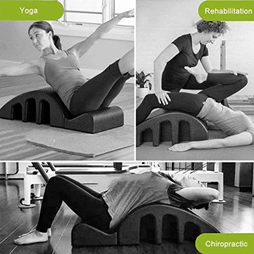 SFSGH Multifuncional Pilates ARC Yoga Cama de Masaje de cuña, Pilates Alineador de Masaje de Columna Ortesis Cervical, Alivio del Dolor de Espalda Pérdida de Peso Fitness