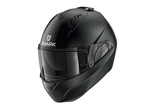 SHARK EVO ES Casco de Moto, Hombre, Nero Opaco, M