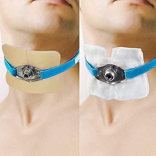 SHENXIAOMING Soportes De Tubos De Traqueotomía para Adultos - Abrazadera De Soporte De Catéter Médico para Cuello - Dispositivo Fijo De Traqueotomía (Paquete De 3)