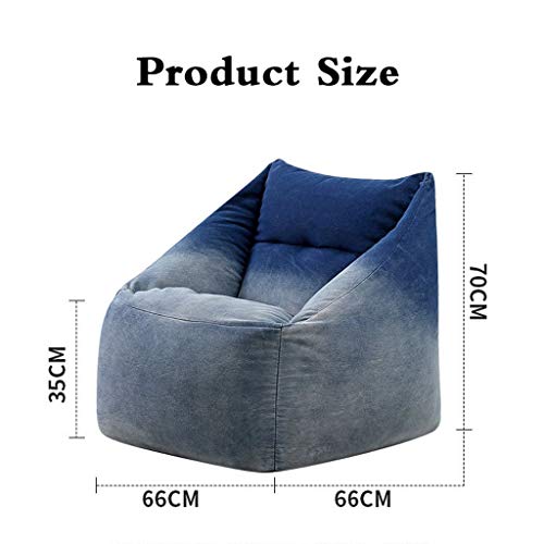 SHJMANCH Cómodo Sofá Puff, Adult Big Bag Extra Large, Cojín de Piso Gigante Sala de Estar Gamer, Outdoor Garden Bean Bag Lounger Chair Ligero