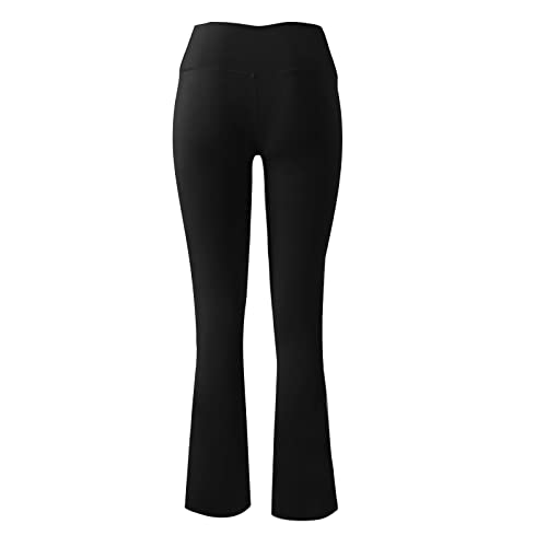 SHOBDW Leggings Mujer High Waist Tenedor partido Deportivas Running Baile Fitness Elásticos Cintura Alta para Reducir Vientre Anticeluliticos Suave Deporte Control la Barriga Venta(Negro,L)