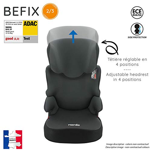 Silla de coche elevador BEFIX grupo 2/3 (15-36kg) - 4 estrellas ADAC - - Eco Nania