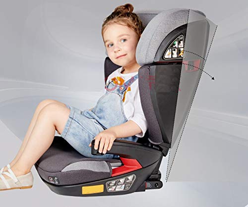 Silla de Coche Grupo 23 Isofix - Babify Voyager Fix - Multiples Regulaciones de Altura - Posavasos Incluido