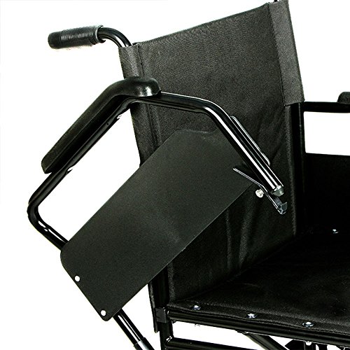 Silla de ruedas acero | plegable | asiento 45 cm