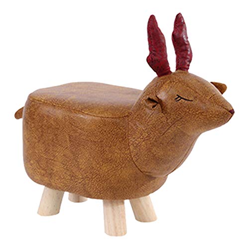 Silla De Triceratops Rellena Con Patas De Taburete De Madera, Linda Silla De Personaje De Peluche - Estable Y Duradera - Almohadas Con Forma De Animal Juguete De Peluche Con Patas De Madera Silla Sin