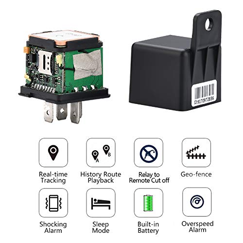 SinoTrack Car GPS Tracker, ST-907 Mini GPS Tracker Locator Dispositivo de Seguimiento de ubicación en Tiempo Real con Motor de Corte de Forma remota para automóvil, Motocicleta, camión, Taxi, etc