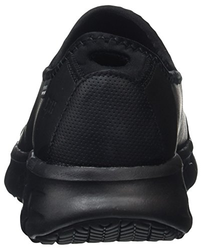 Skechers Sure Track, Zapatos de Trabajo Mujer, Negro (BBK Black Leather), 38 EU