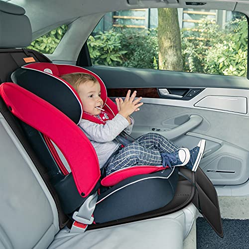 Smart eLf Protectores de Asiento para Coche Impermeable - 2 piezas Protector de Asiento de Bebe para los Asientos de Coche, Protector Seguro para Asiento Infantil - Compatible Isofix