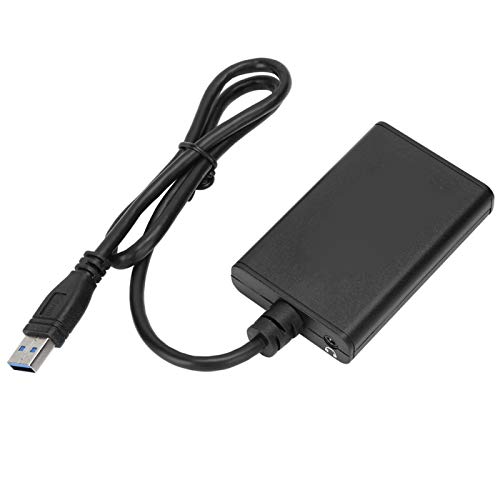 Socobeta 1 convertidor de Audio y Video de Canal de Sonido Adaptador de Pantalla de Alta definición USB3.0 para Sistema 7/8 / 8.1.10 / XP （32 bits） / Vista （32 bits） / OS X/ChromeOS.