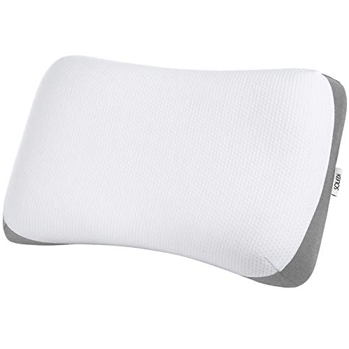 SOLEDI Almohada para Cuello Masaje Cervical Almohada para el Cuello para Dormir Almohada Ortopedica Cervical Diseño Ergonómico Altura Ajustables