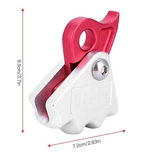 SOONHUA 15KN Rappel Anillo de escalada con freno automático para descender de 9 a 12 mm