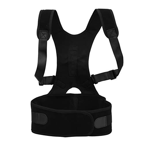 Soporte lumbar Corrector de postura de neopreno Cómodamente enderezadora de espalda para hacer ejercicio