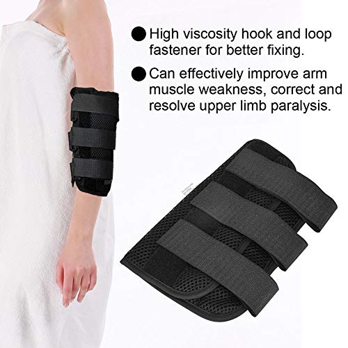 Soporte para brazo, férula para brazo profesional para brazo, soporte para codo, soporte para inmovilizador, ortesis, cirugía de codo, herramienta recuperación para recuperación de articulaci(S)