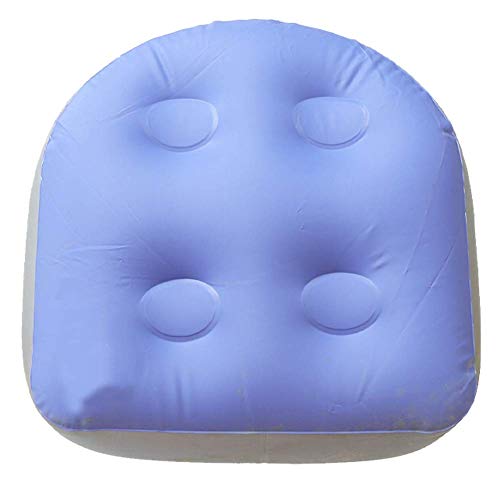 Spa Y Caliente Bañera Asiento Elevado Inflable Bañera Masaje Cojín Masaje Alfombra Con Succión Tazas Suave Espalda Soporte Baño Spa Almohadilla Para Adultos Niños - 1pc