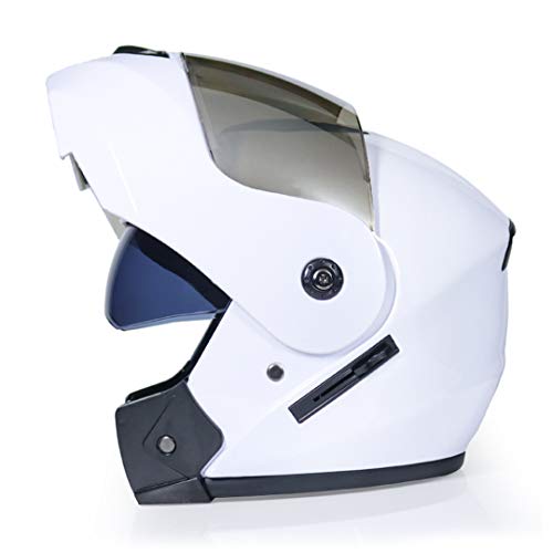 Sportinents Casco abatible Casco Modular Doble Lente Casco Seguro Cascos integrales Seguros c2 L