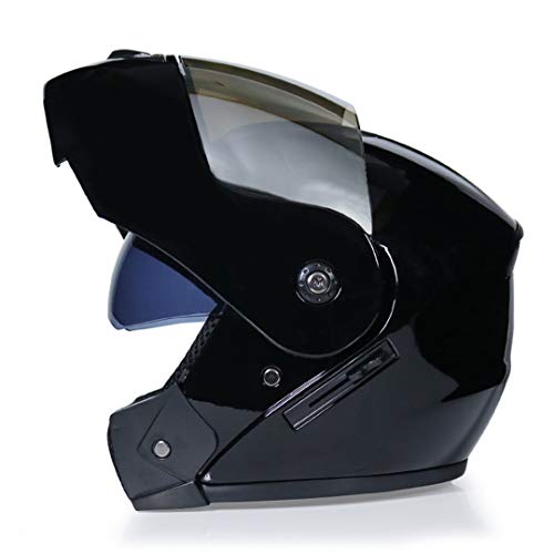 Sportinents Casco abatible Casco Modular Doble Lente Casco Seguro Cascos integrales Seguros c2 L