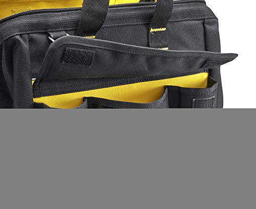 STANLEY 1-96-183 Bolsa para Herramientas Grande con Cremallera 45cm x 27.5cm x 23.5 cm Base Reforzada