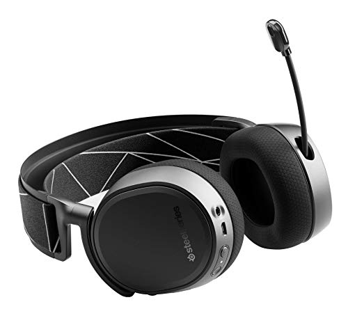 SteelSeries Arctis 9 Auriculares Inalámbricos Duales Para Gaming, Sistema Inalámbrico De 2.4 GHz Sin Pérdidas + Bluetooth, Para PC, Playstation 5 y PS4