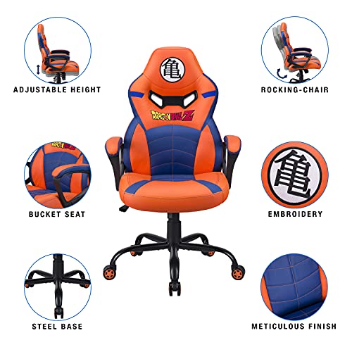 Subsonic - DBZ Dragon Ball Z - Silla Gaming Junior - Asiento Gamer para Escritorio - Sillon De Oficina - Licencia Oficial (Windows 8)