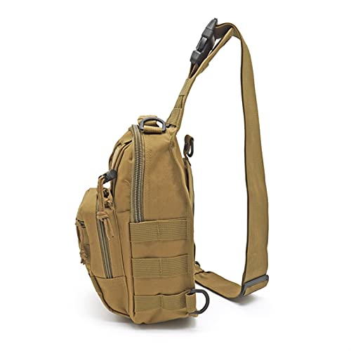 SUNXK Senderismo Senderismo Mochila Ejercicio Escalada Bolso Hombro Táctico Camping Caza Holiday Pesca Al Aire Libre Bolso de Hombro Militar (Capacity : 20 Long, Color : Desert Digital)