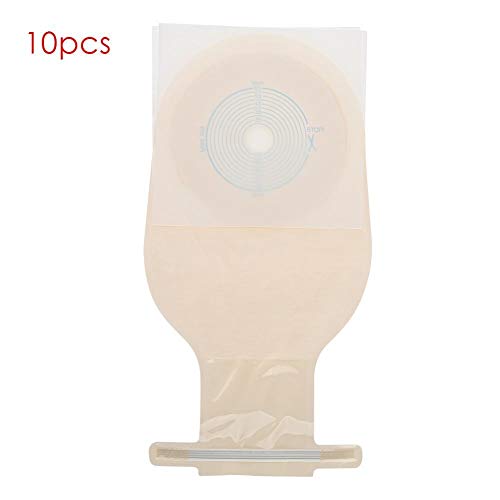 Tarente 10pcs / Paquete de una Pieza de ostomía Bolsa Sistema Medicals drenables Suministros Bolsa de colostomía Bolsa de ostomía