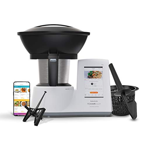 Taurus Mycook Touch Unlimited Edition - Robot de Cocina, wifi, 1600W, 2L, 140 grados, multifunción, app mycook miles de recetas, conectable con tu smartphone, Vaporera 2 niveles