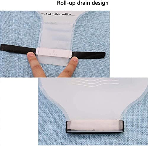 Tipo de Ducha Bolsa de Drenaje, Cierre para la colostomía Cuidado de la vejiga Corte Completo Cintura Lado Lado de orina Hernia Cinturón Impermeable Ostomía Cinturón de Soporte (Size : Right)