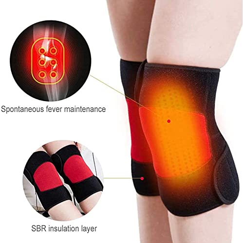 Tiyano Lluvia eléctrica de rodilla con calor, rodillera almohadilla de calefacción salud a la almohadilla alivio del dolor de la rodilla, almohadilla térmica de la rodilla para la artritis, recuperand