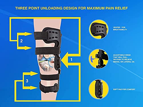 Tiyano Soporte de soporte de rodilla ajustable, protección de la rodilla estabilizadora y recuperación de la artritis de reducción de la carga de reparación de cartílago dolor de articulación dolor me