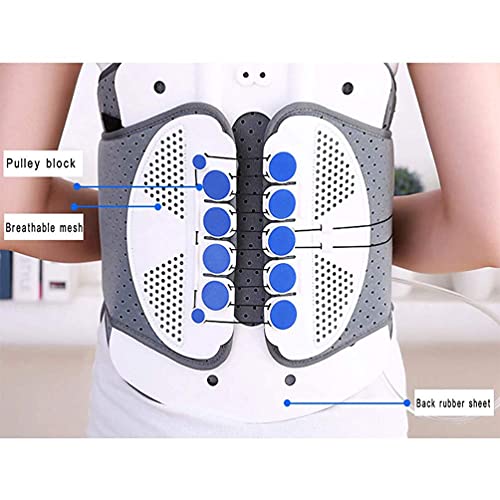 tjz Soportes para La Columna Lumbar, Soporte Fijo Toracolumbar para La Espalda ToráCica, Fracturas Soporte para La Ortesis De La Columna Lumbar Soporte para Escoliosis para Tratar (Size:Small)