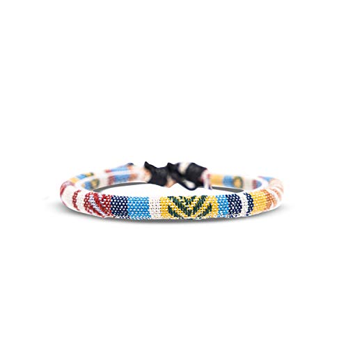 Tobillera de estilo surfero, para mujer, bohemio, étnico, hecha por Nami, pulsera para el tobillo, para hombre, estilo festival, Algodón,