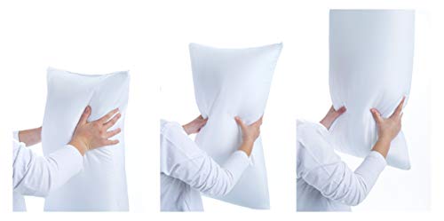 Todocama – Almohada de Fibra con Tratamiento antiácaros y antibacterias. Sensación Tacto Pluma Extra Suave. (Todas Las Medidas Disponibles). (67 cm)