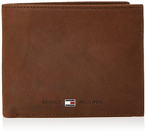 Tommy Hilfiger Johnson Trifold, Catera para Hombre, Brown 41, OneSize