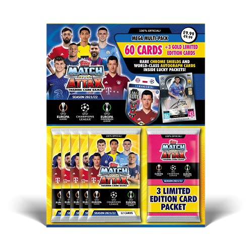 Topps UCL Match Attax 2021-2022 Mega Multipack, UL1-MMP2