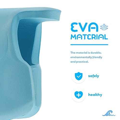 TOYANDONA Funda de Pico de Baño para Bebés EVA Elefante Bañera Cubierta de Grifo Protector de Grifo para Niños Pequeños Protección de Seguridad para Niños Azul