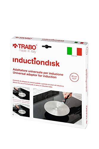 TRABO BD26 Adaptador inducción, Acero, Plata